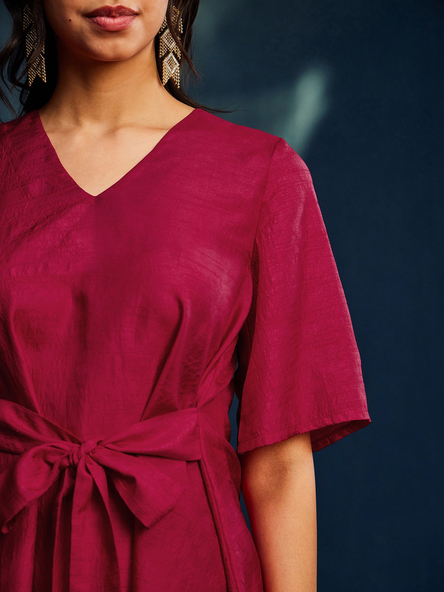 Pink Fort Wine Top With Pants