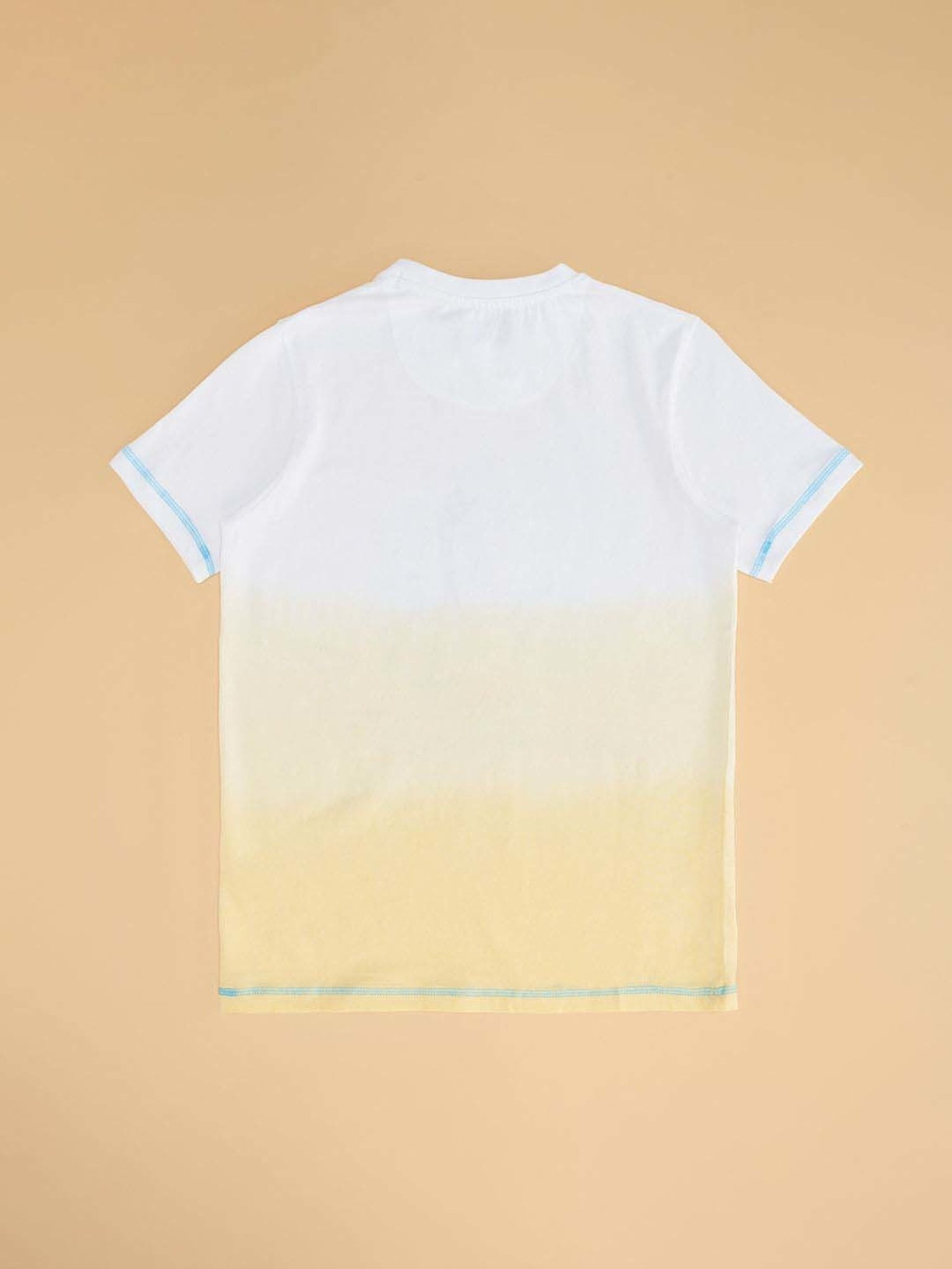 Pantaloons Baby Kids Blue Grass Cotton Regular Fit T-Shirt