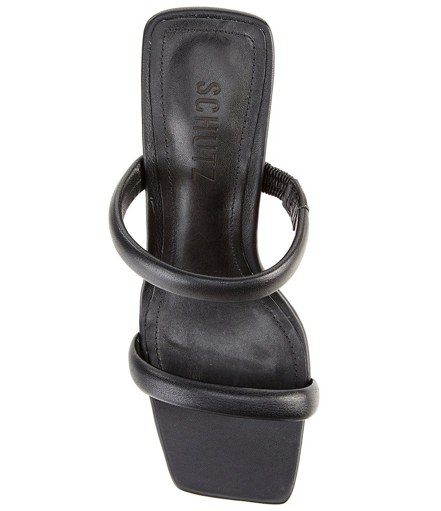 Schutz Ully Leather Slip-On Sandals