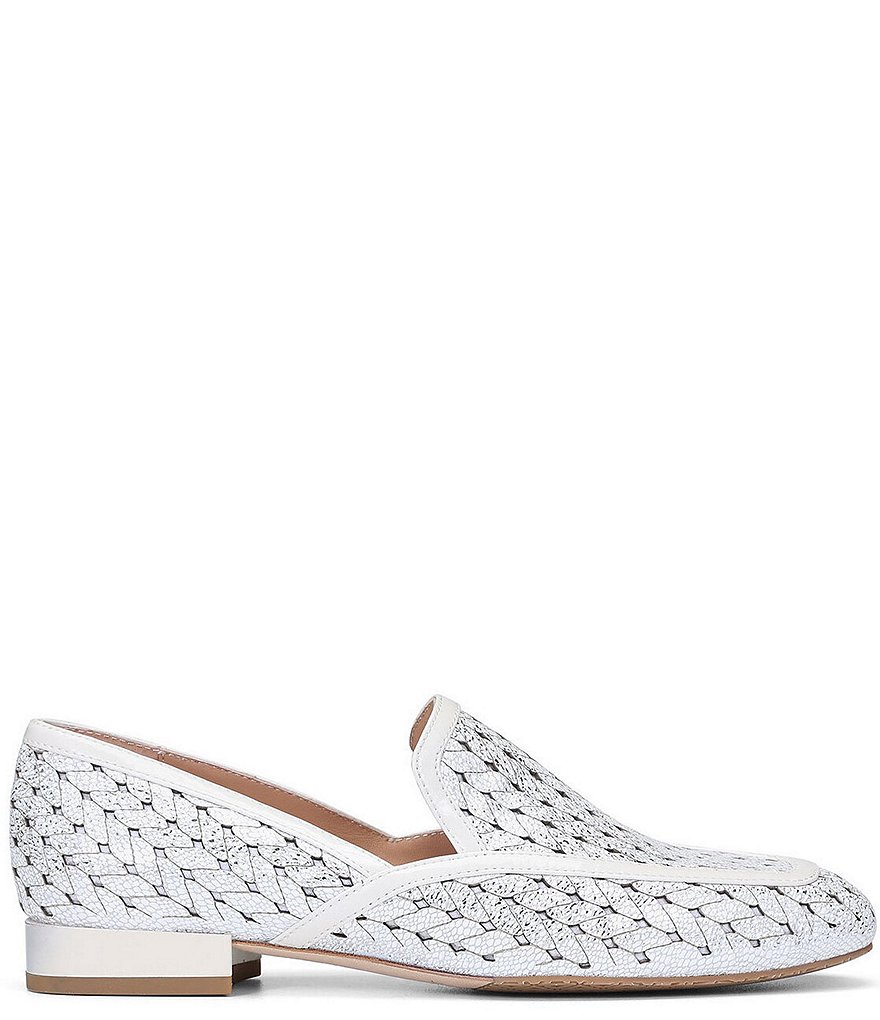 Donald Pliner Rezza Leather Laser Cut Loafers