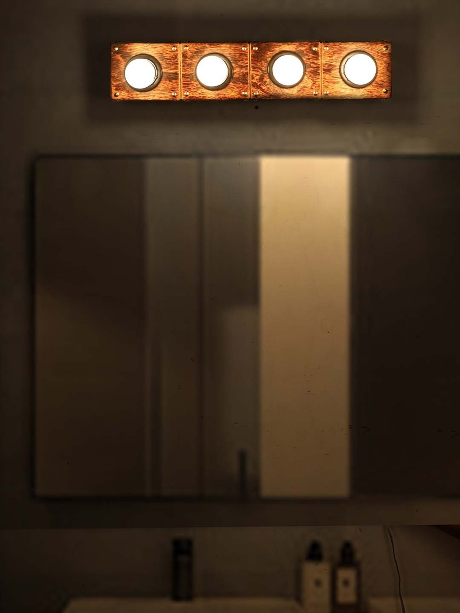 Fos Lighting Antique Brass Usha Double Wall Light (Bulb not included) - Set of 1