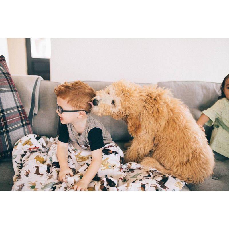 Little Unicorn Cotton Muslin Quilt Big Kid - Woof