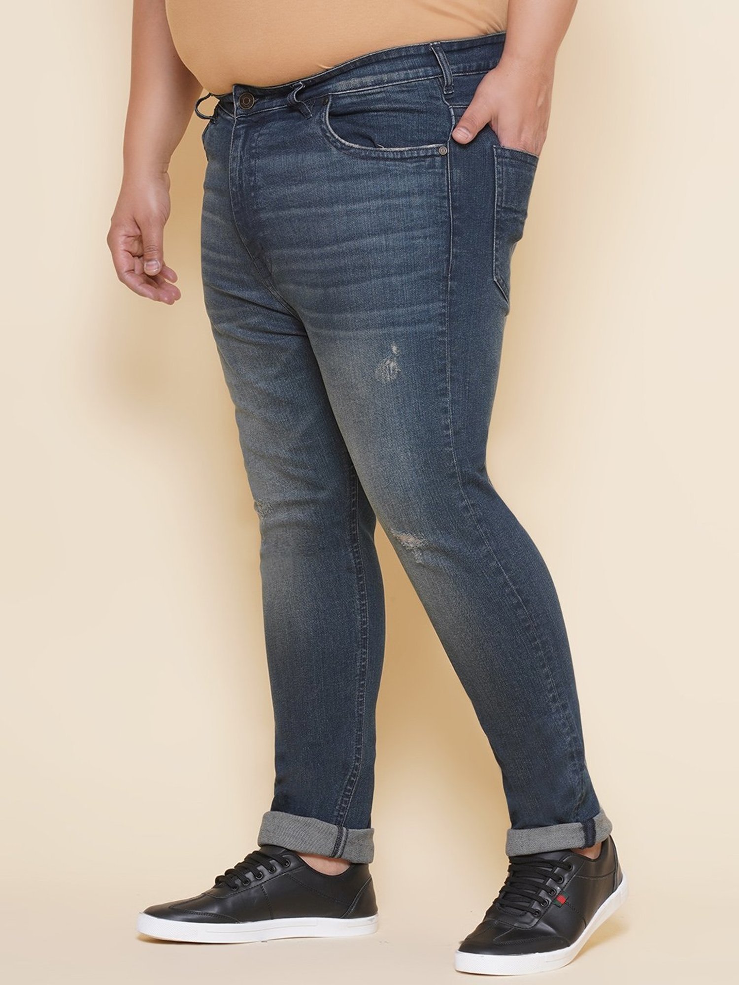 John Pride Blue Regular Fit Jeans