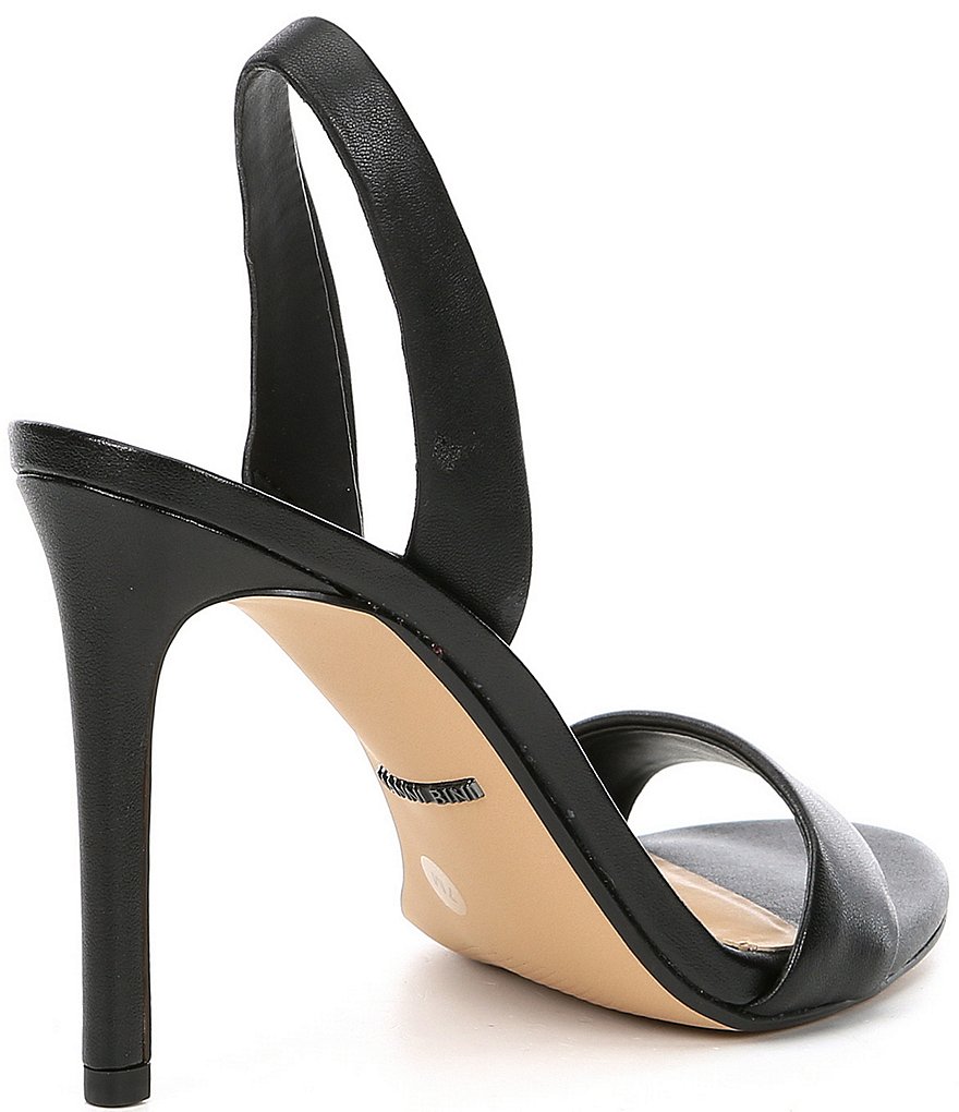 Gianni Bini Devlyy Leather Halter Back Dress Sandals