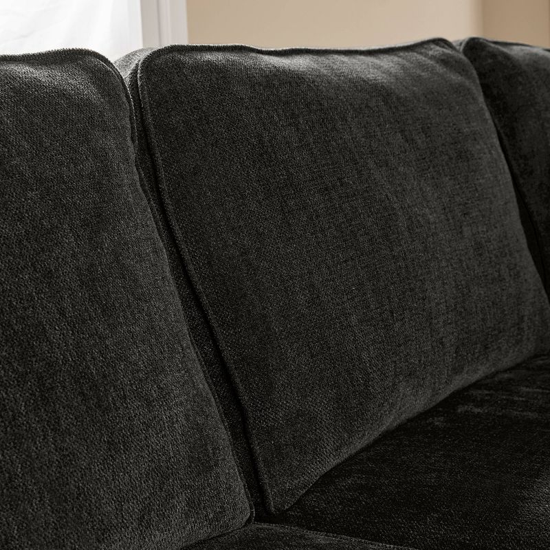 Langston Right Hand Facing Sectional Dark Gray - True Seating