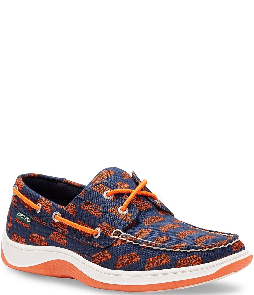 Eastland Men's Summer MLB Astros Boat Shoe
