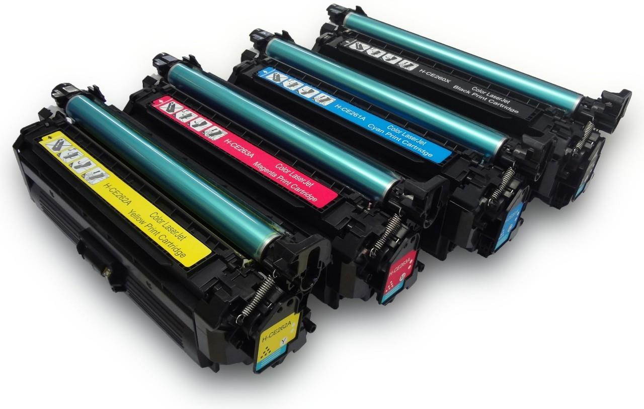 HouseOfToners Compatible Replacement for HP 649X/648A Toner Cartridge 4PK - Black, Cyan, Magenta, Yellow