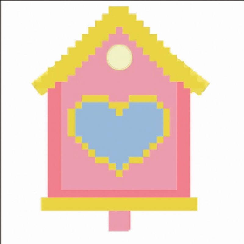 Diamond Dotz Diamond Embroidery Facet Art Kit 4"X4"-Home Sweet Home W/Frame