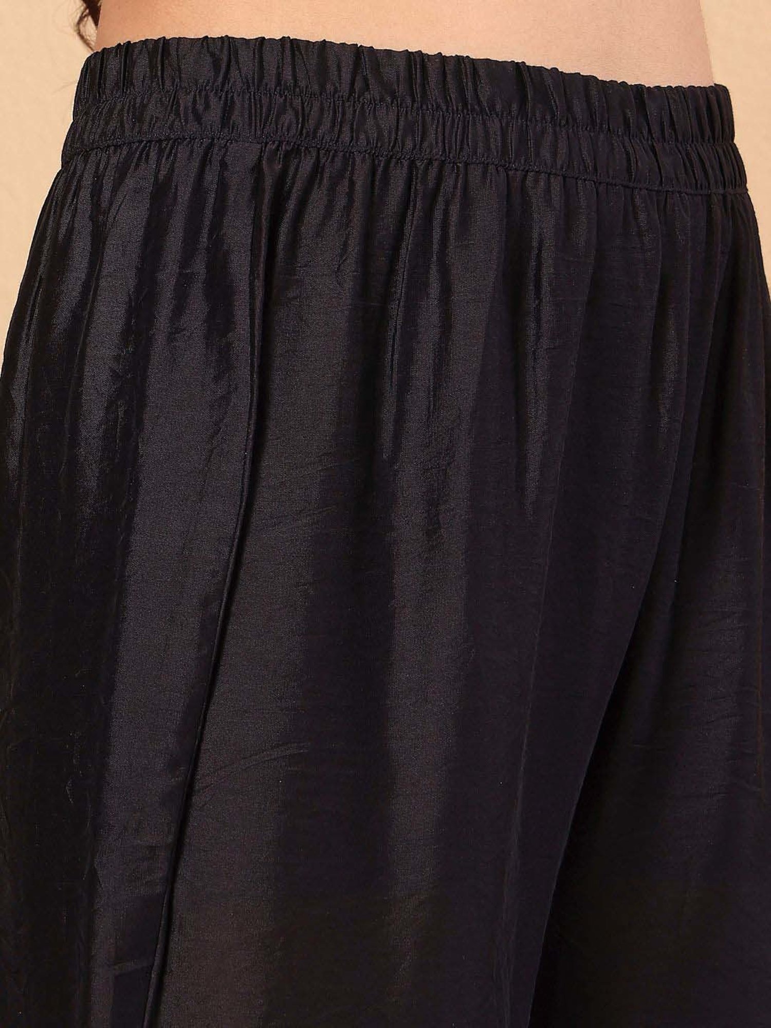 Varanga Black Printed Kurta & Pant Set With Dupatta