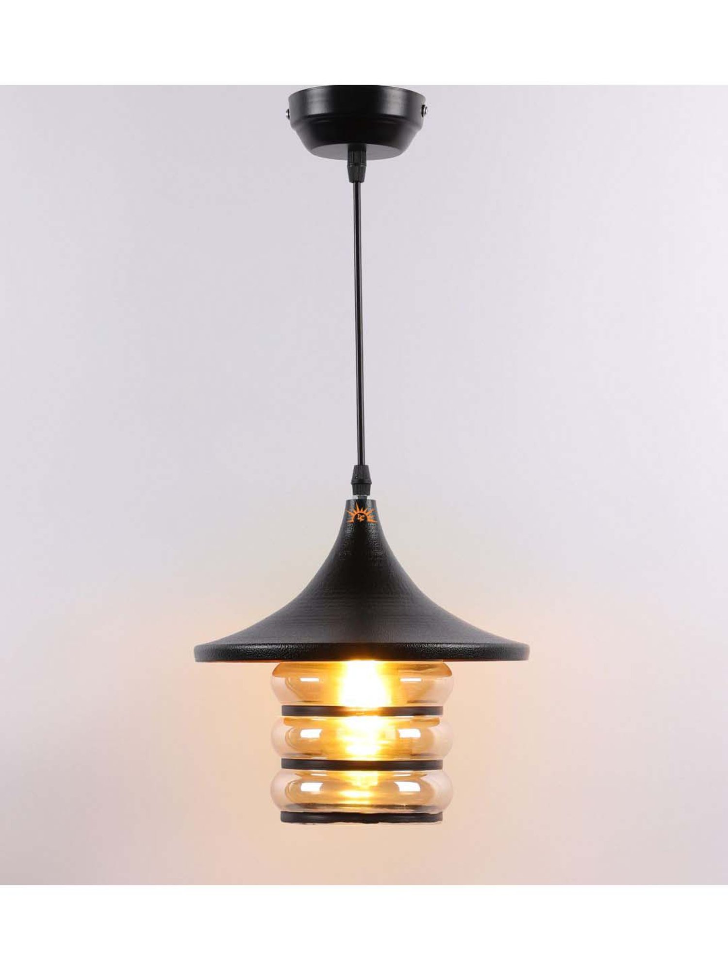 DecorativeRay Black Hanging Light - Set of 1