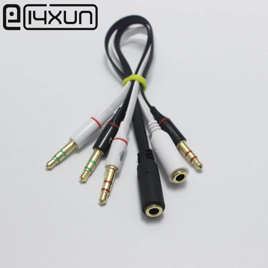 AU111 6 Feet Premium Audio Extension Cable Nylon Braided 35mm TRRS 4 Poles Jack Male to Female