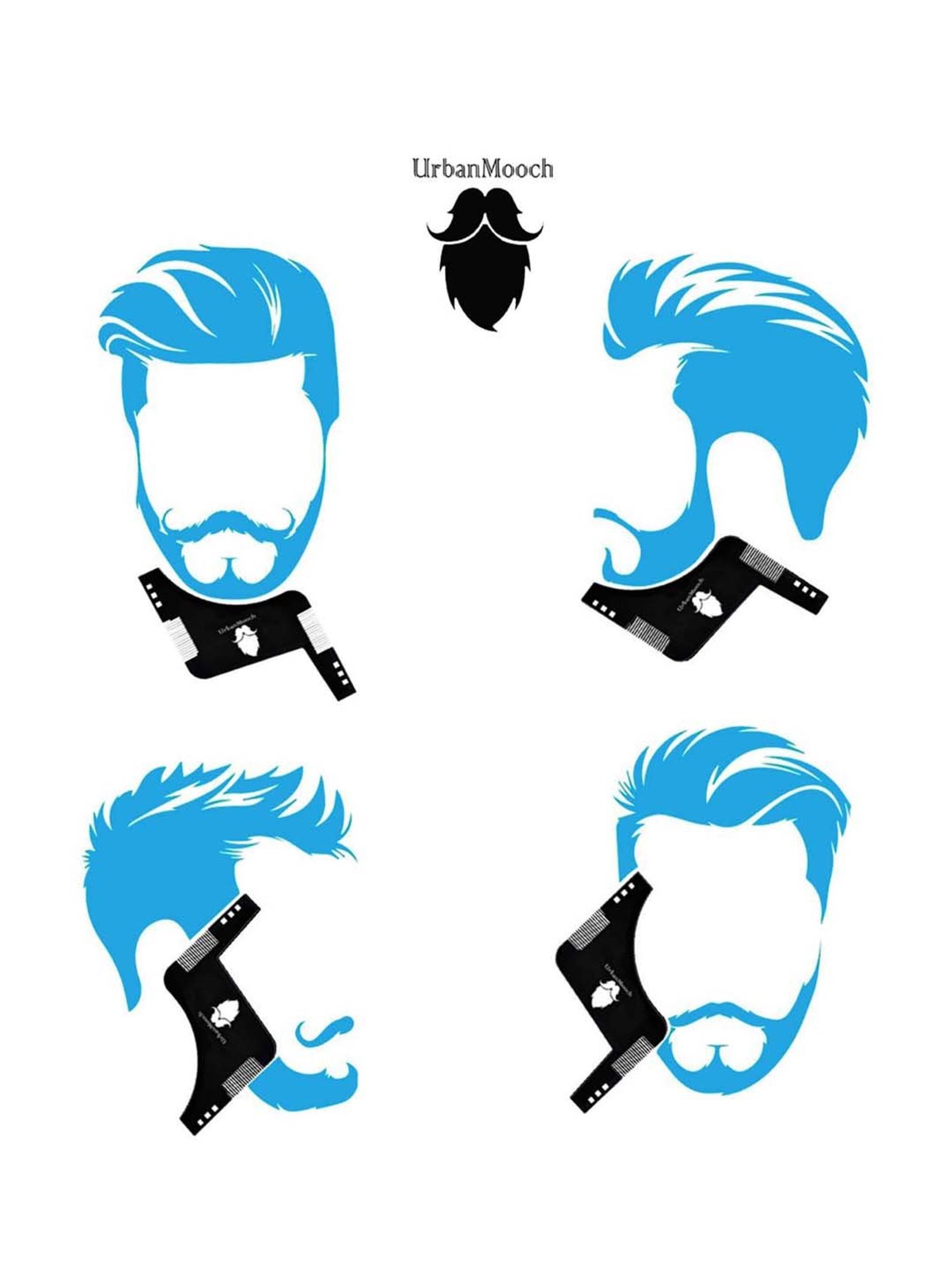 UrbanMooch Beard Shaper Tool For Beard Styling