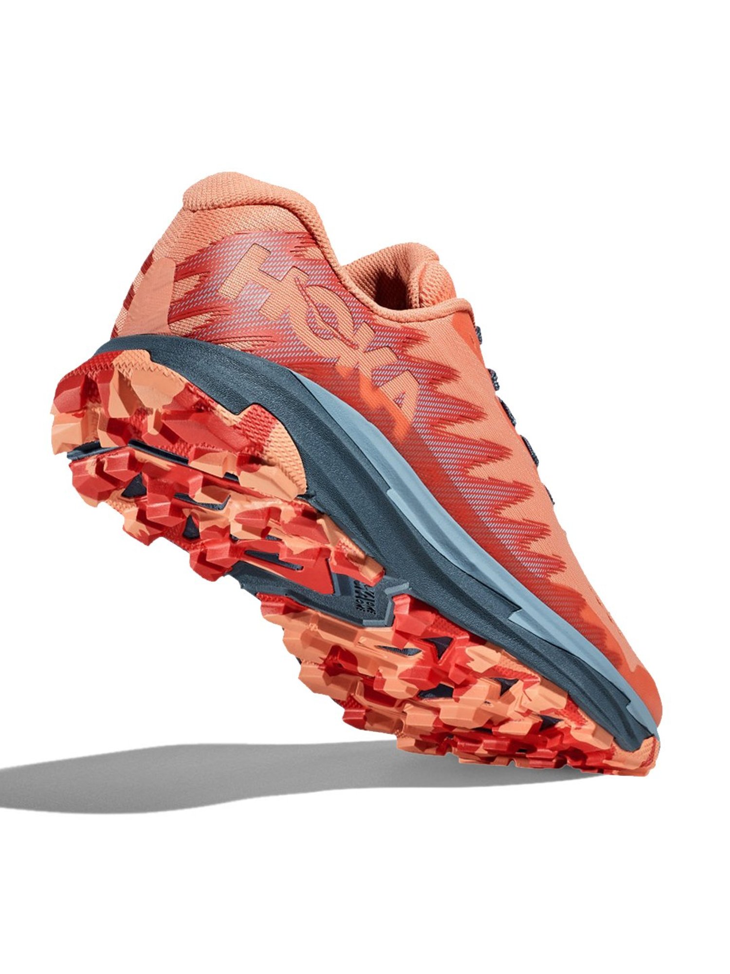 Hoka Women's W TORRENT 3 Papaya & Real Teal Running Shoes