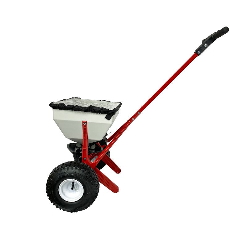 Earthway PrizeLawn Little Foot LFII 50 Lb Capacity Commercial Home Walk Behind Seed and Fertilizer Garden Spreader