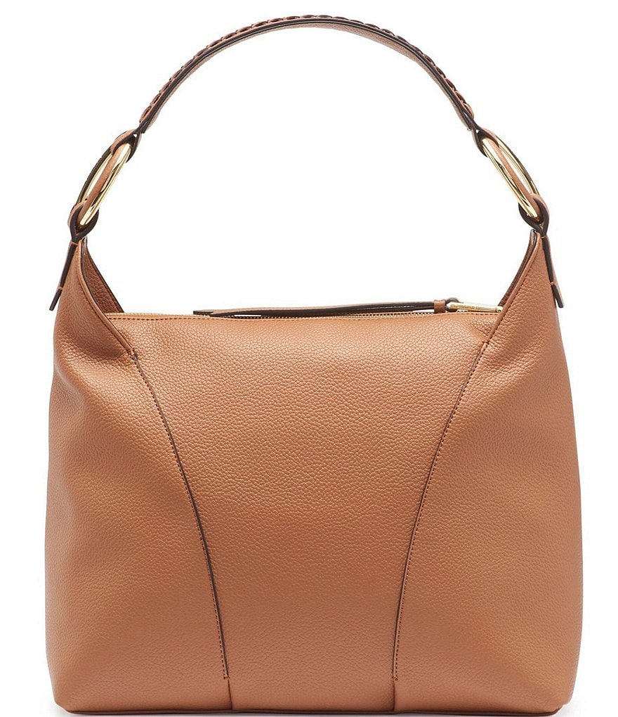 Calvin Klein Ivy Linen Python Hobo Bag