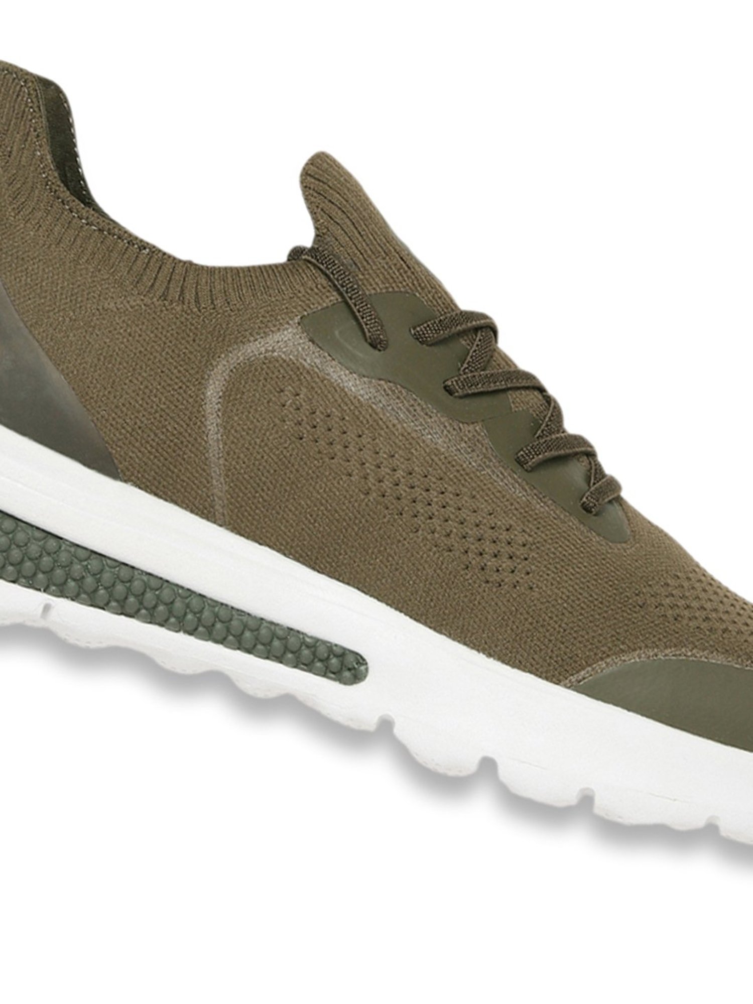 Geox Men's U Spherica Actif Green Running Shoes