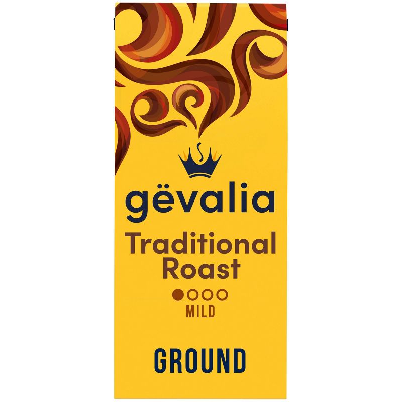 Gevalia Traditional Mild Light Roast Ground Coffee - 12oz