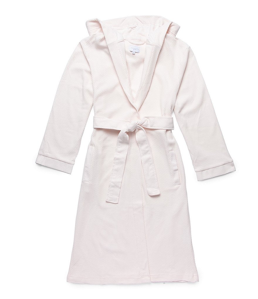 Little Giraffe Luxe Satin Snow Leopard Wrap Robe