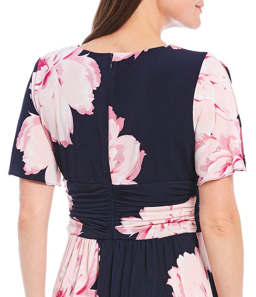 White Boho Stripes & Floral Print Floor Length Tank Dress