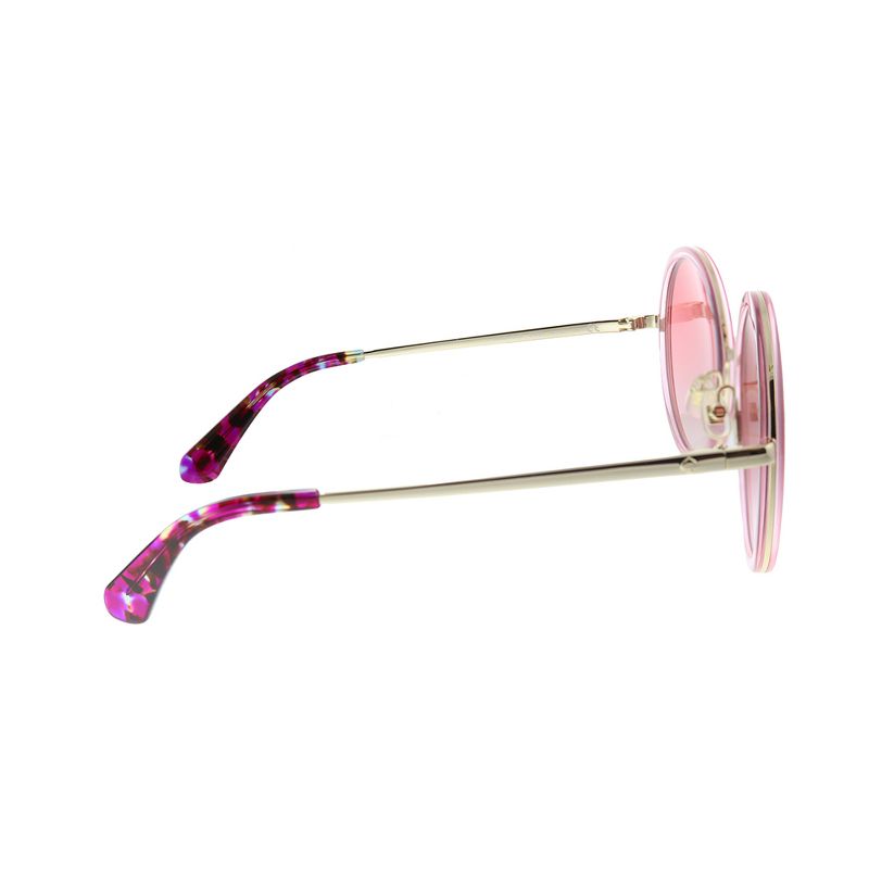 Kate Spade Lamonica/S S45 Womens Round Sunglasses Pink Gold 54mm