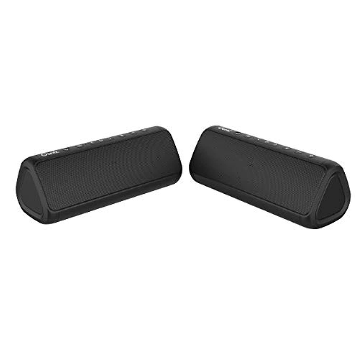 oontz angle 3 ultra pro edition: waterproof bluetooth speaker, two speaker edition, 21-watts louder volume, exceptional sound &