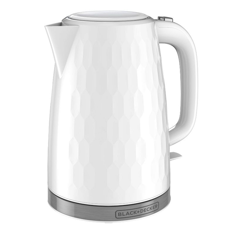 MegaChef 1.7L Electric Tea Kettle - Silver