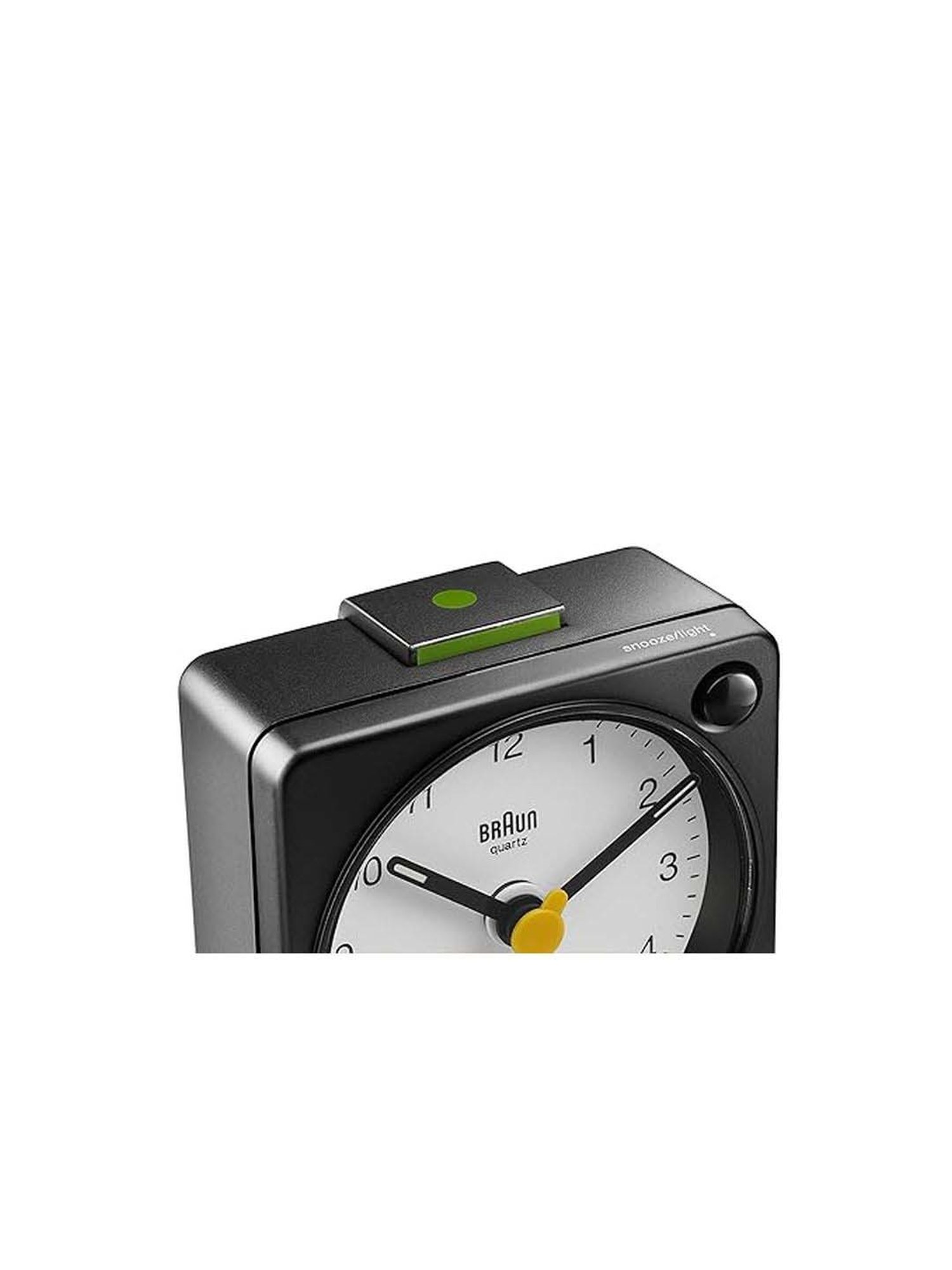 Braun Black Classic Large Analog Wall Clock With Silent Sweep Movement