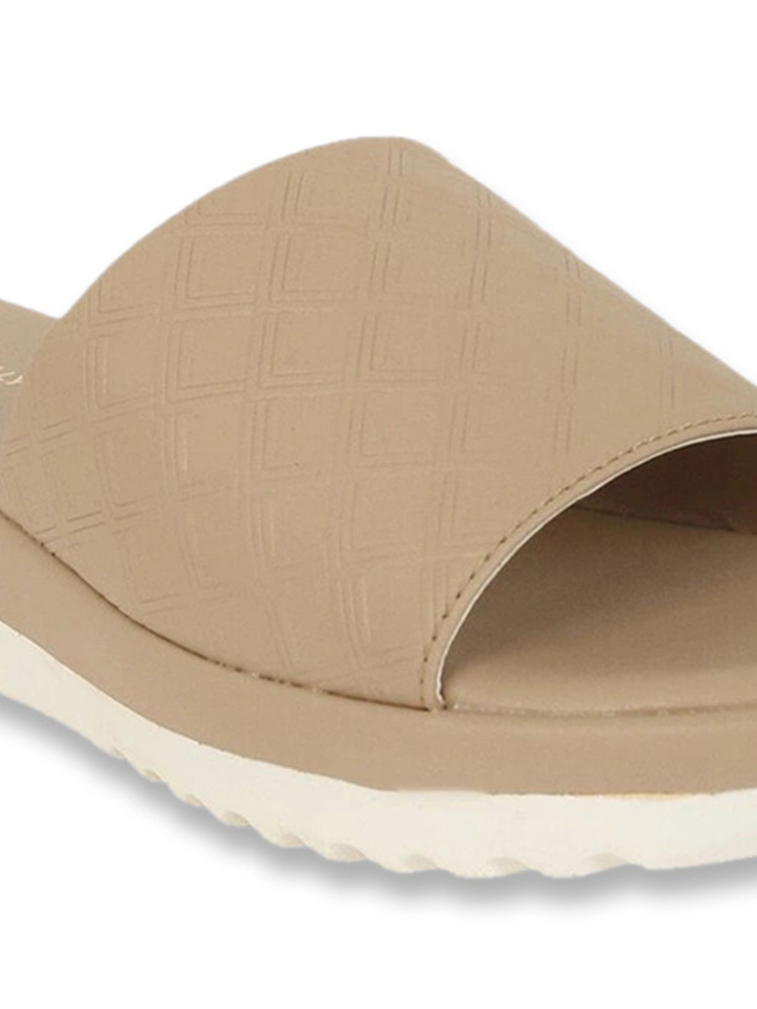 Allen Solly Women's Beige Slides