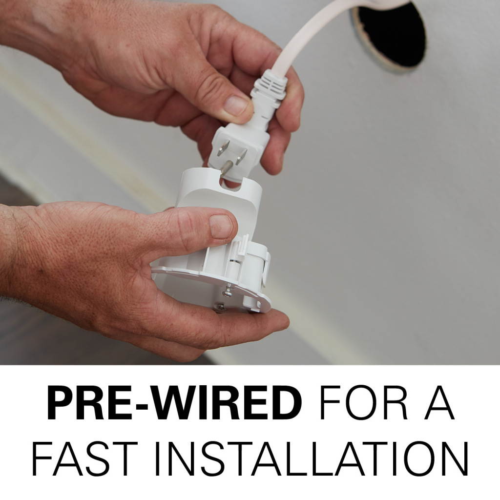 SANUS WSIWP1-W1 Wireless Speakers In-Wall Power Kit Cable Management Hides Cables Behind Wall