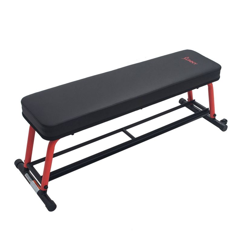Sunny Health & Fitness Power Zone Strength Flat Bench