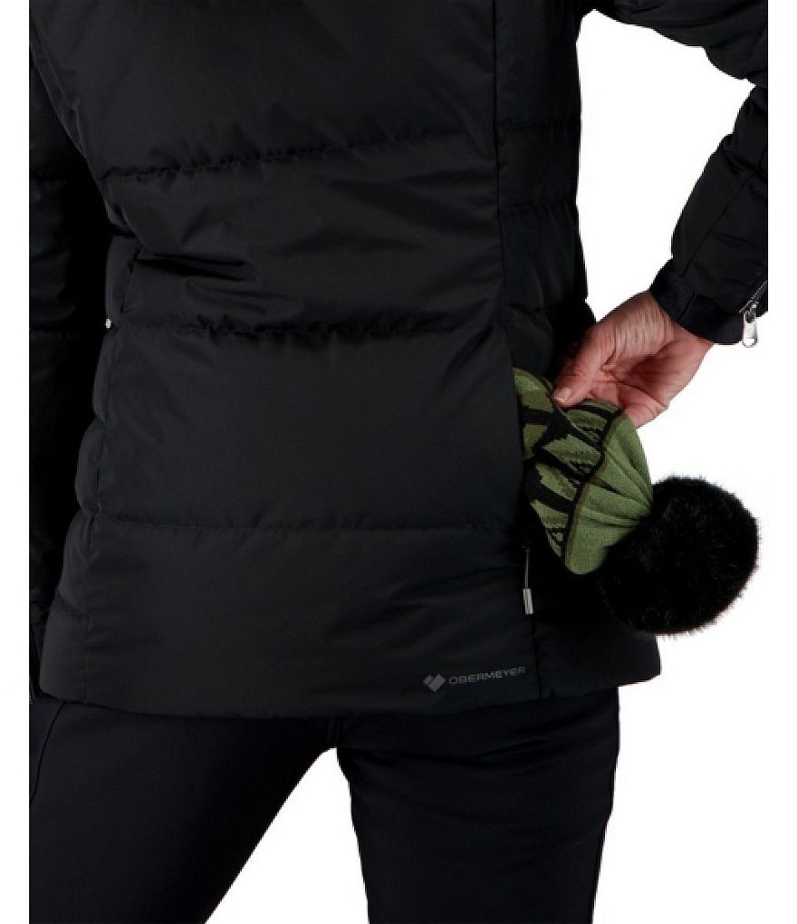 Obermeyer Circle Down HydroBlock&reg; Sport Hooded Ski Jacket