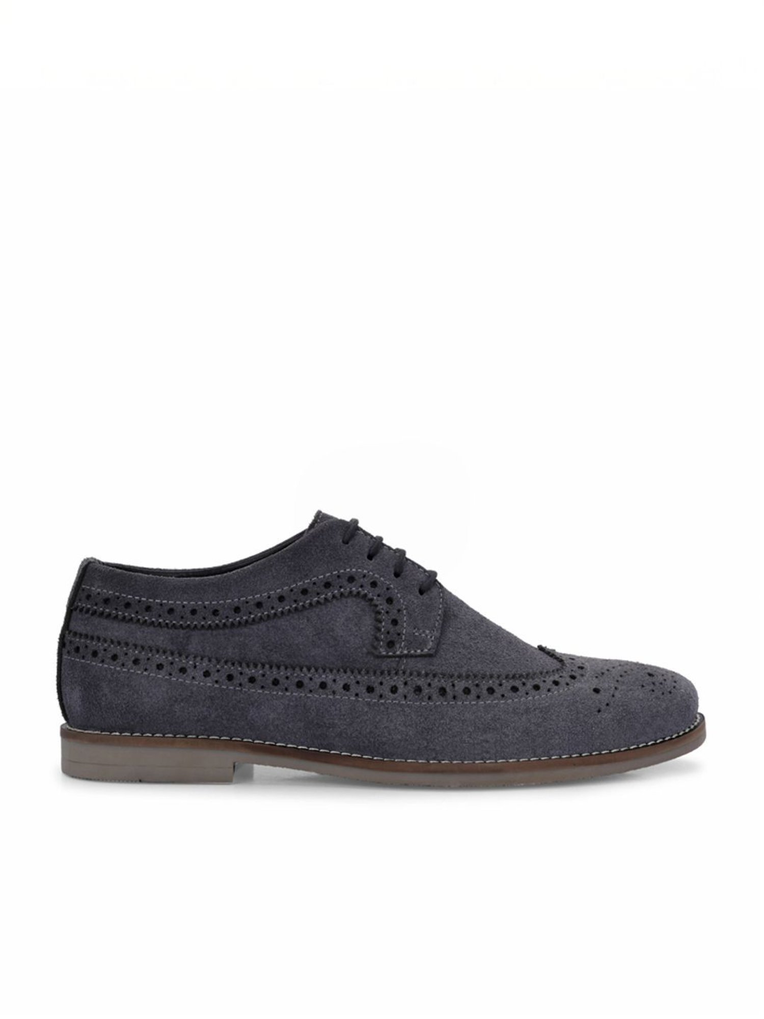 Hoversole Men's Charles Grey Brogue Shoes