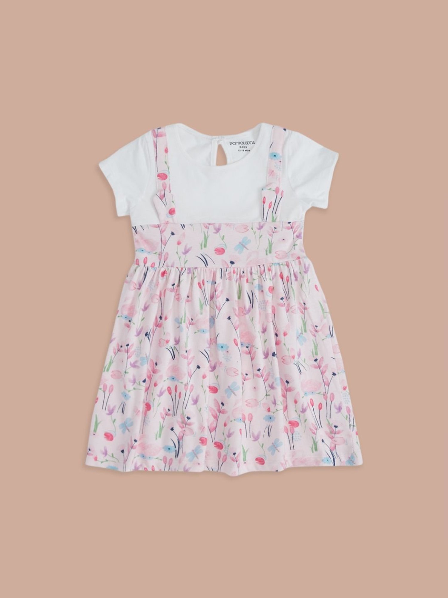 Ed-a-Mamma Baby Multicolor Printed Dress (Pack Of 2)