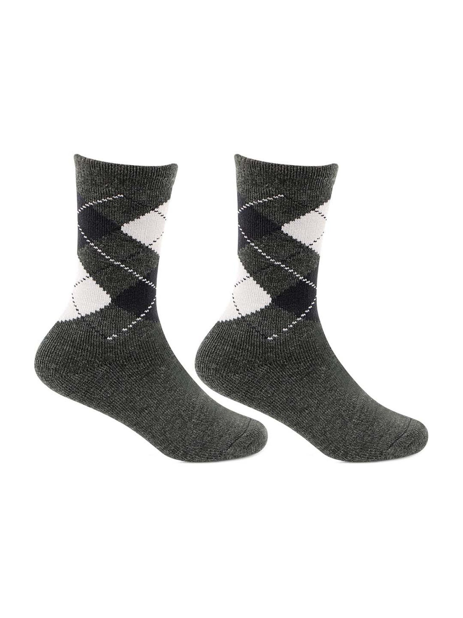 Bonjour Kids Multicolor Printed Crew Socks - Pair of 2