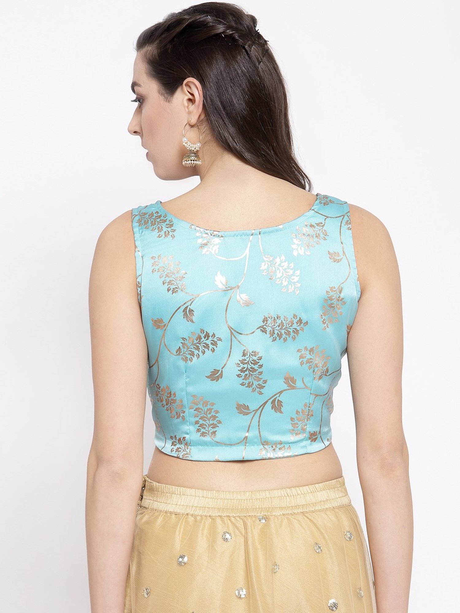studiorasa Blue Printed Choli