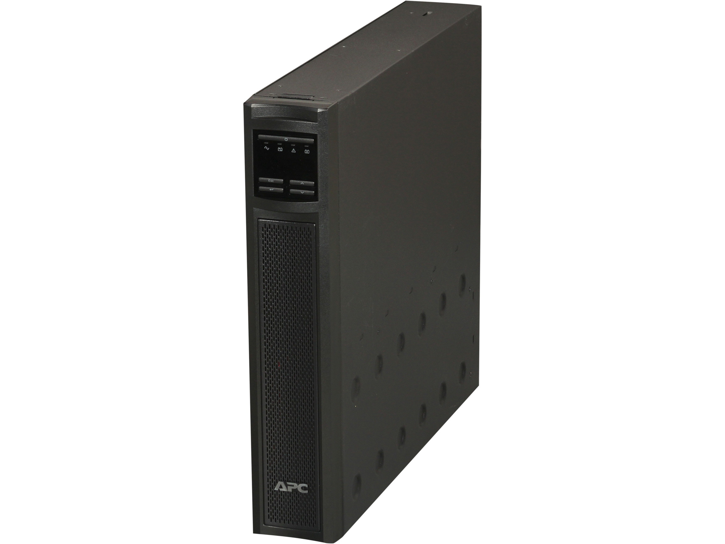 PR1000LCDRT2U Smart App Sinewave UPS System, 1000VA/900W, 8 Outlets, AVR, 2U Rack/Tower Black