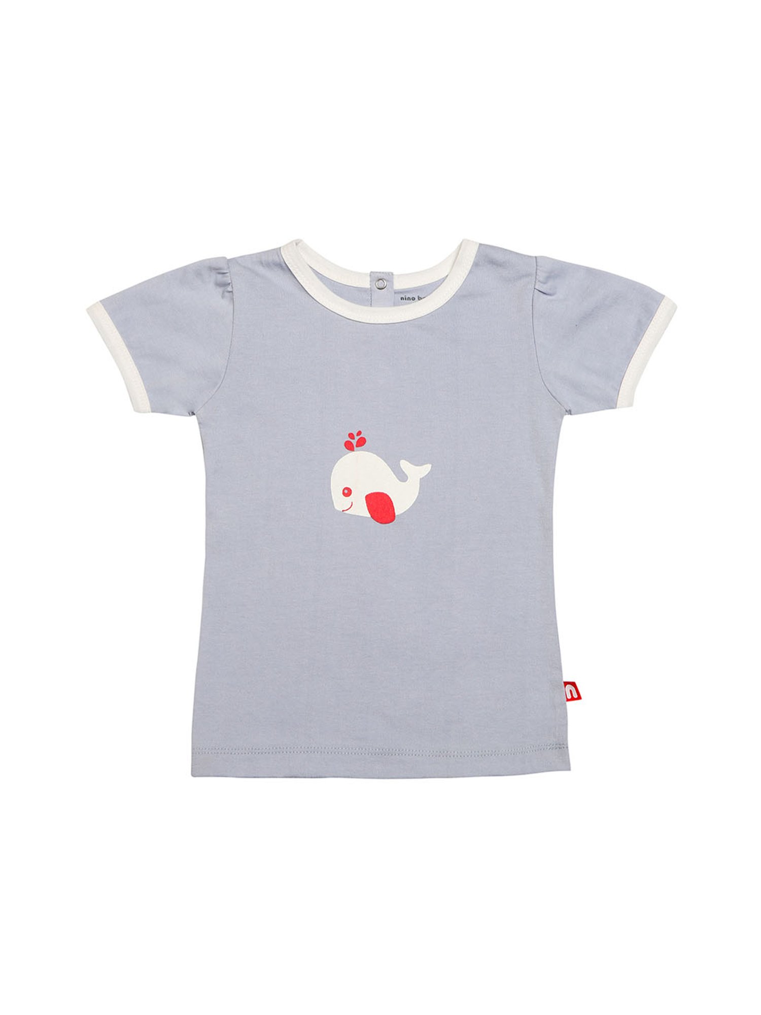 Nino Bambino Kids Blue & White Printed T-Shirt with Pants