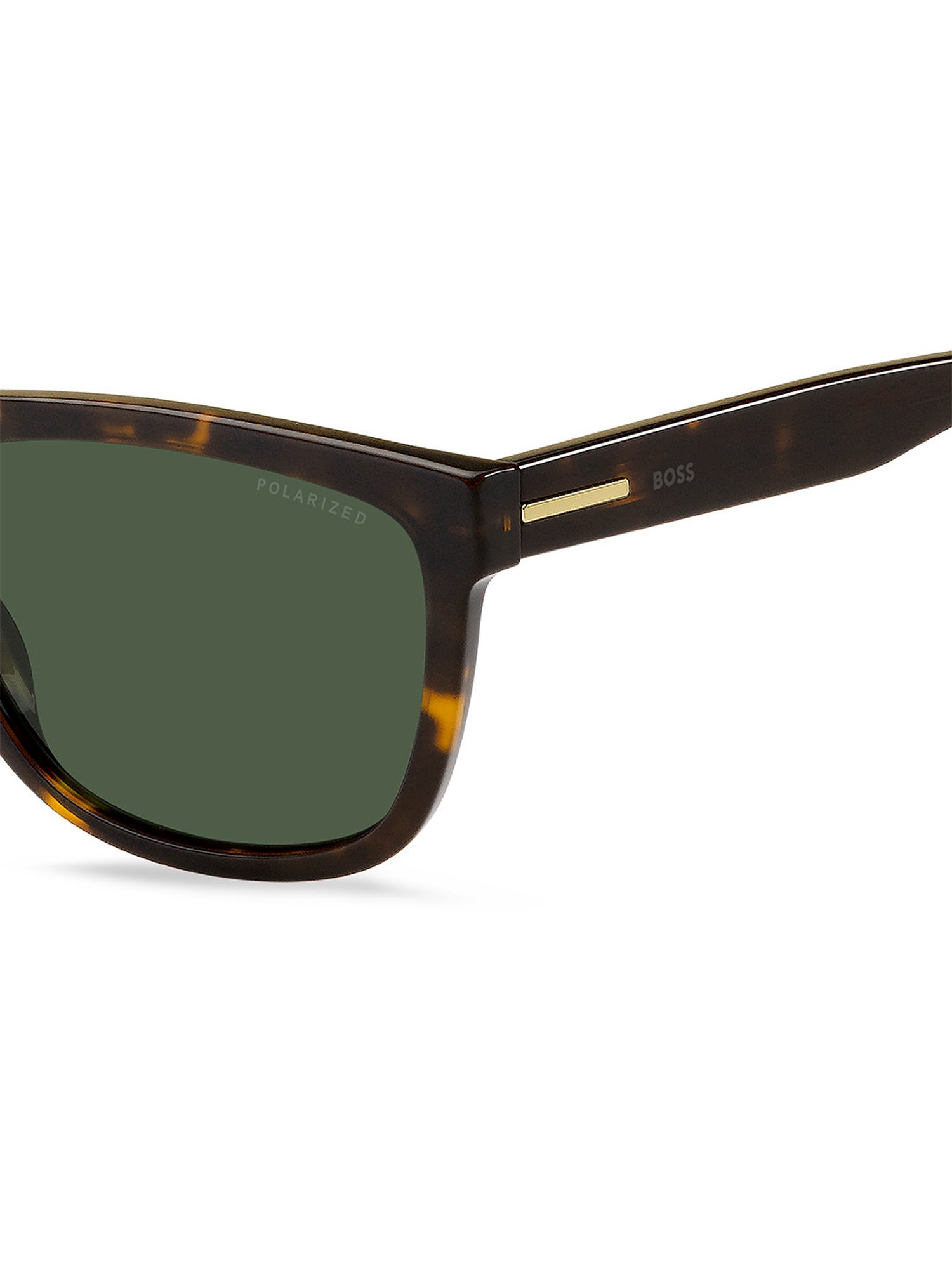 Hugo Boss Green Square Sunglasses for Men