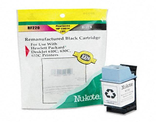 Nukote Black Ink Cartridge - Inkjet - - Black