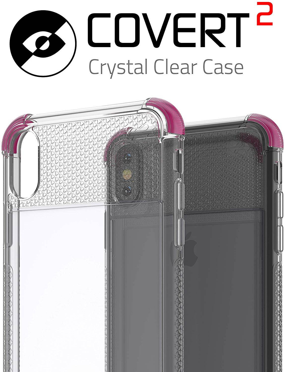 Moshi Vitros Clear Case for iPhone 11 - For Apple iPhone 11 Smartphone - Clear, Raven Black - High Gloss