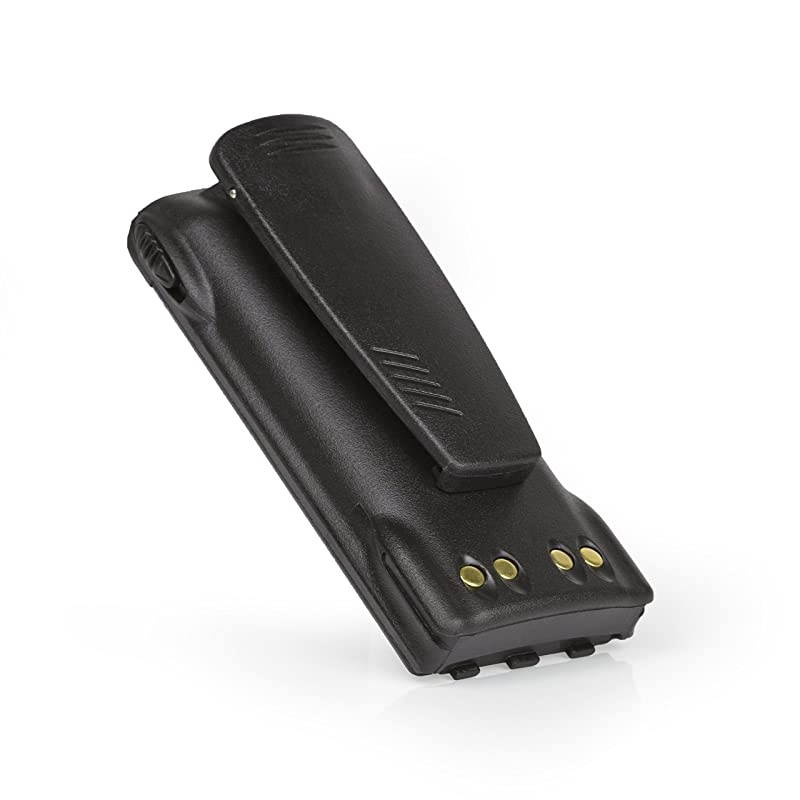 Battery for Motorola HT750 HT1250 PRO5150 GP328 72 NIMH 1700mAh with Belt Clip and Warrant NonOEM