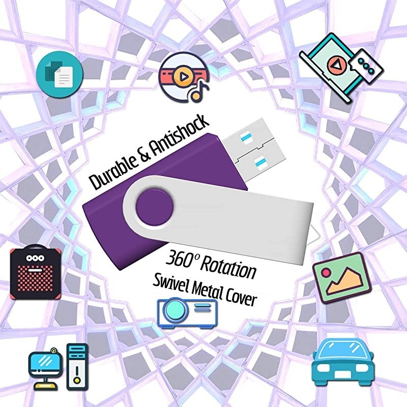 32GB USB Flash Drive USB 30 USB 30 32GB 10 Pack  High Speed Memory Stick Swivel Thumb Drives Gig Stick Pen Drive USB 32GB 30 Zip Drive Jump Drive Flash Stick Mixed Colors