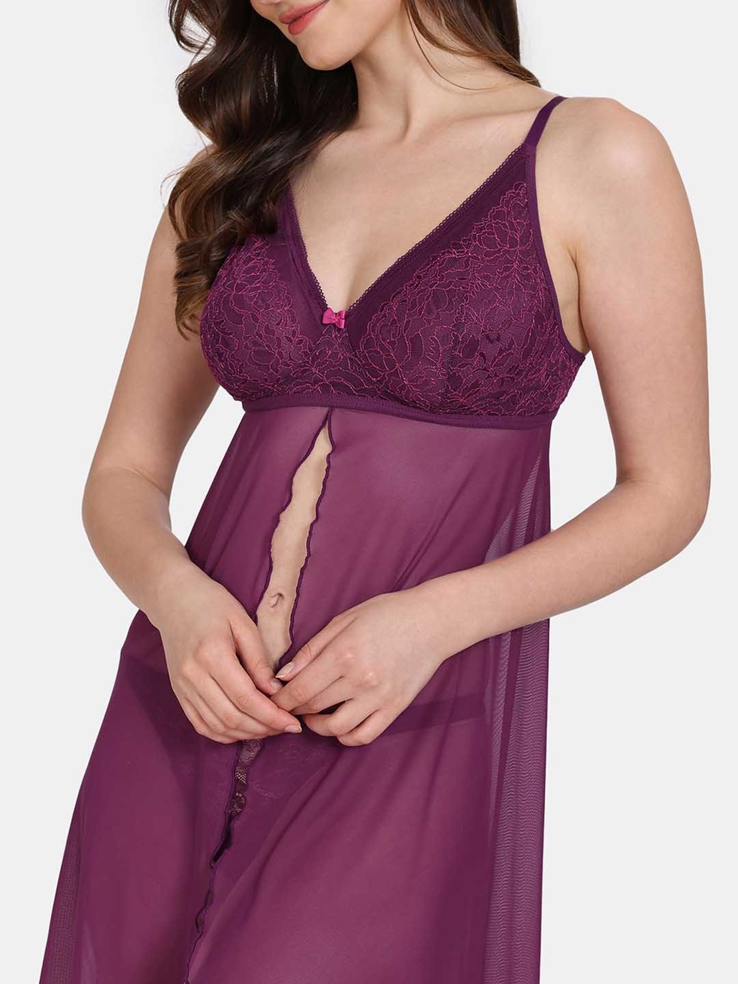 Secret Wish Lavender Hoodie With Lounge Pants