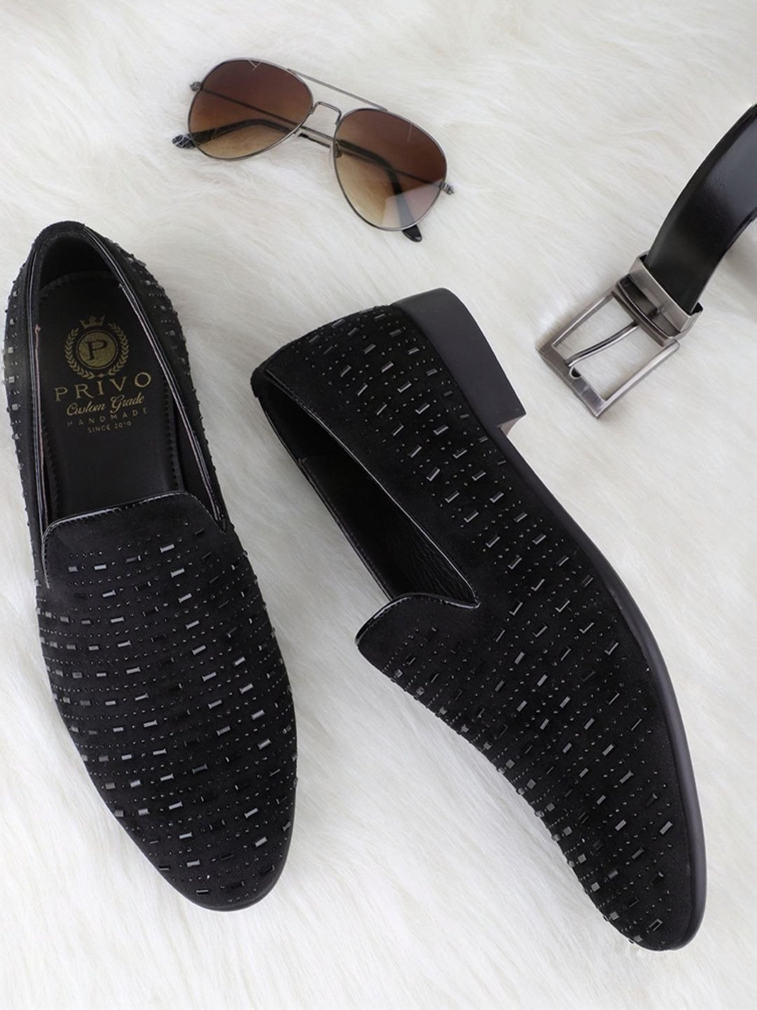 Privo by Inc.5 Men's Black Casual Loafers