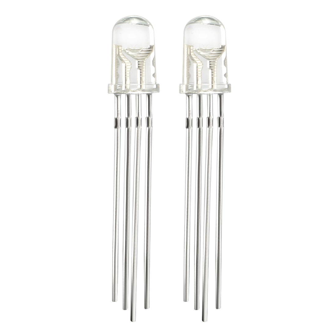 200Pcs White 5mm Round Emitting Diode LED Light Lamp 3.0-3.2V