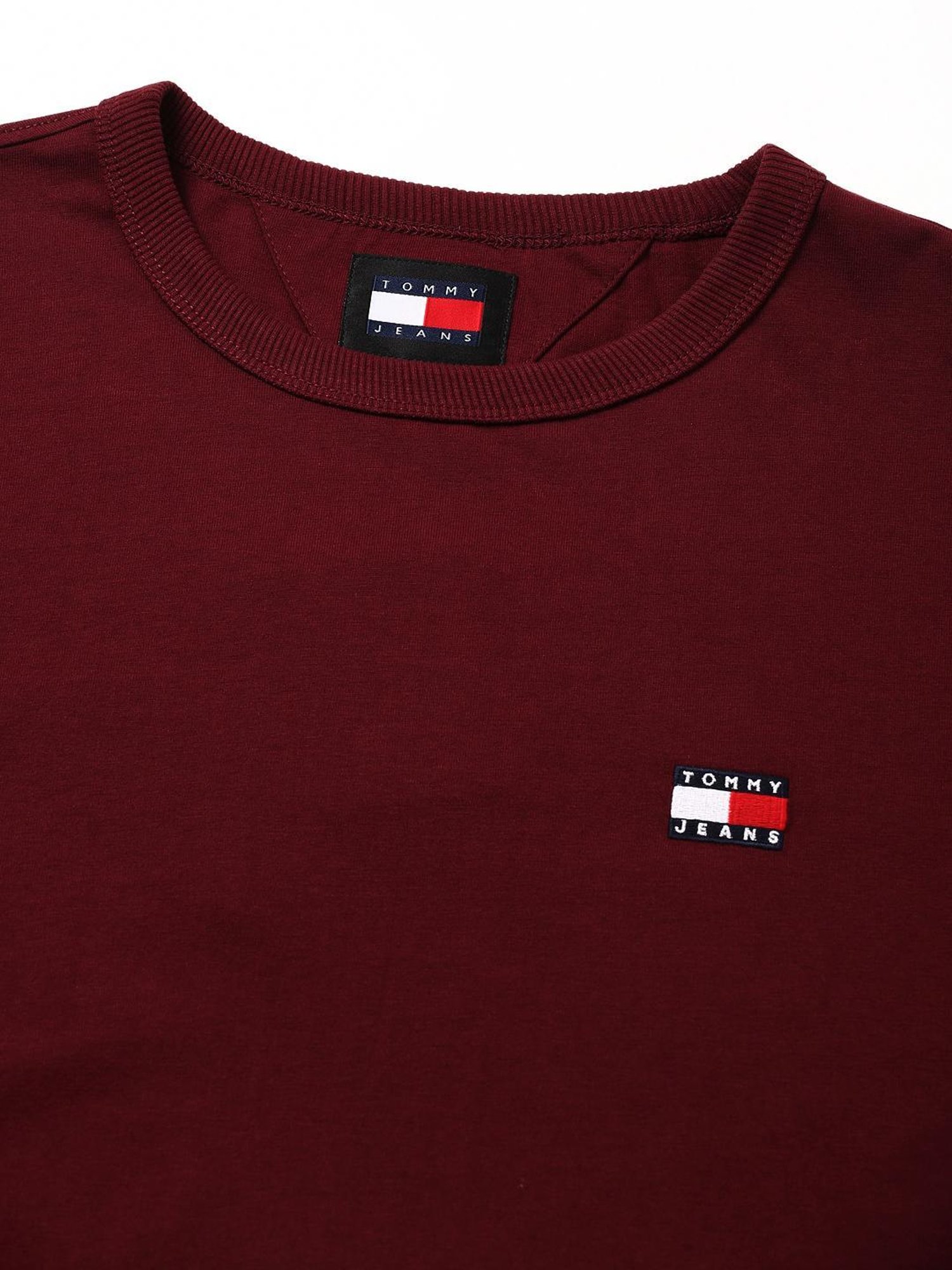 Tommy Hilfiger Maroon Regular Fit T-Shirt