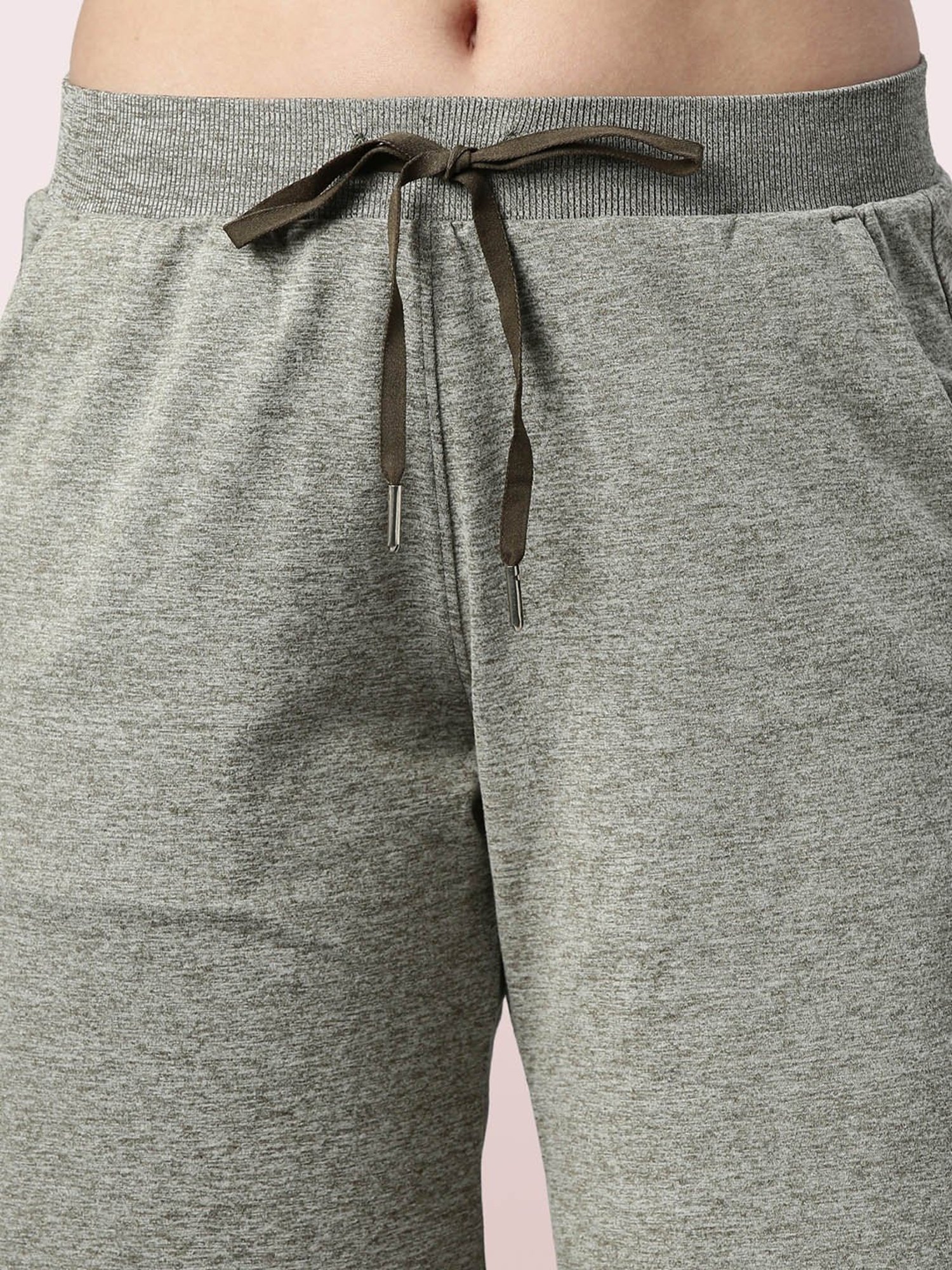 Enamor Grey Relaxed Fit Shorts