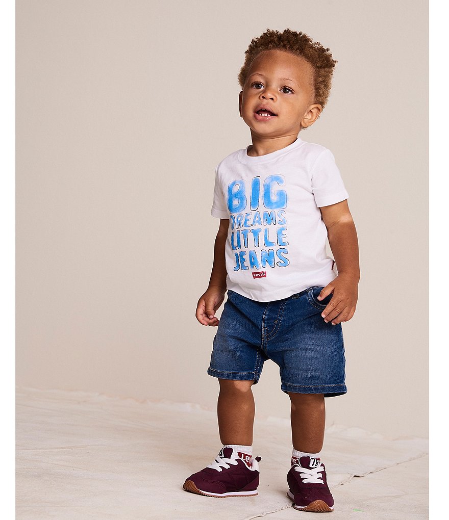 Edgehill Collection Baby Boys 3-24 Months Flat Front Linen Shorts