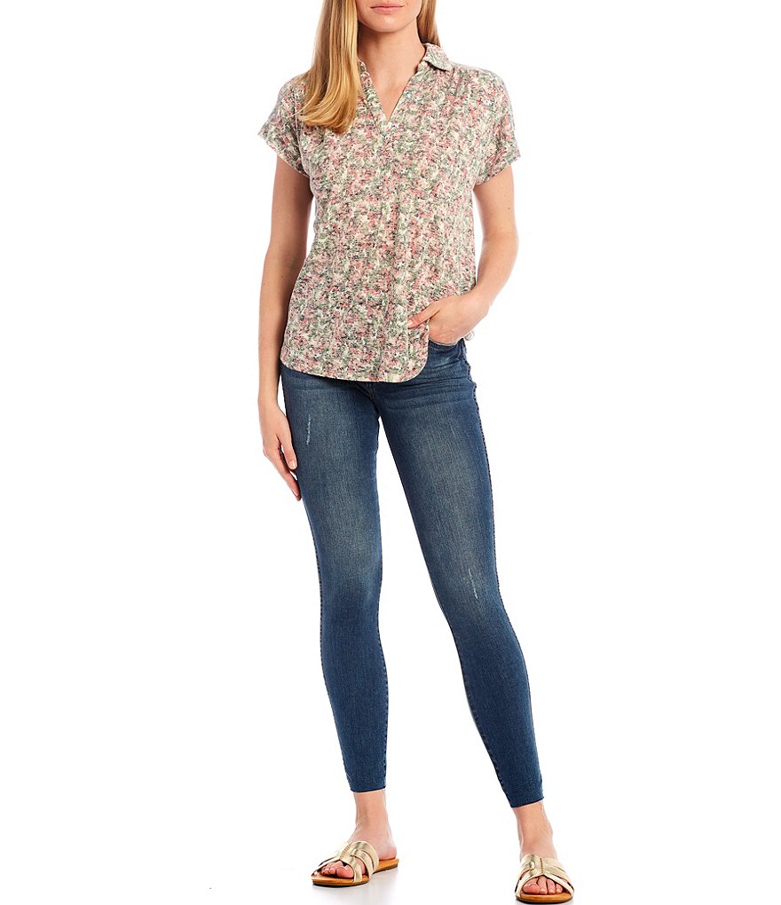 KUT from the Kloth Mia High Rise Fab Ab Technique Toothpick Skinny Jeans