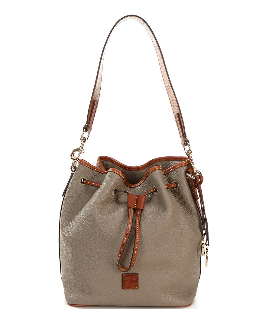 Dooney & Bourke Saffiano Collection Drawstring Bucket Bag
